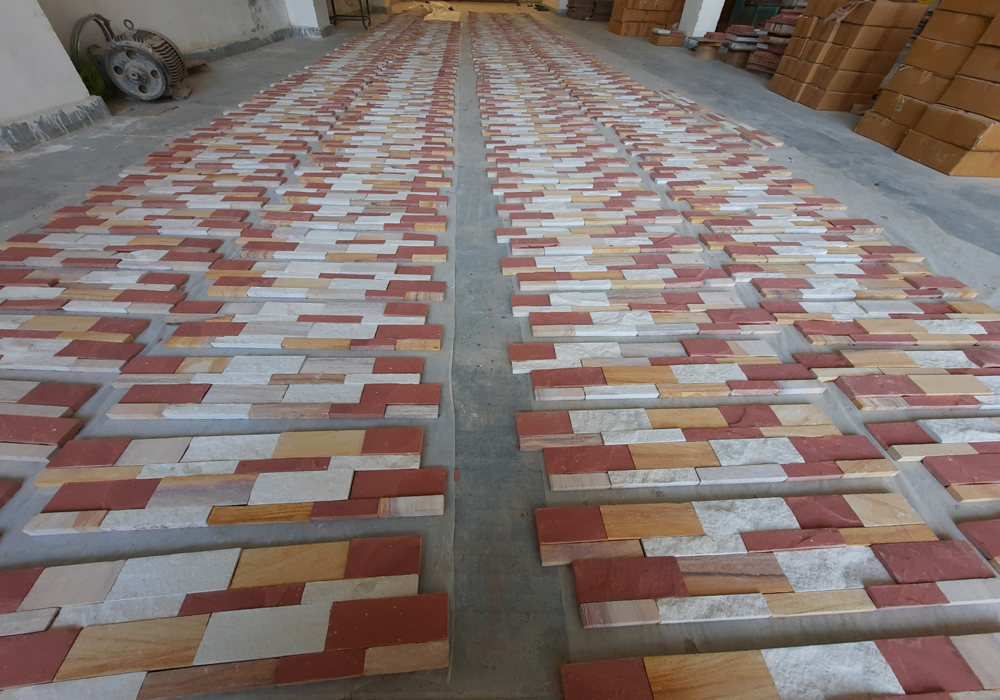 Colorful Stone Wall Panel and Wall Cladding Tiles